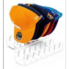 Suporte Organizador De Bonés Slim Em Acrílico 3mm Expositor
