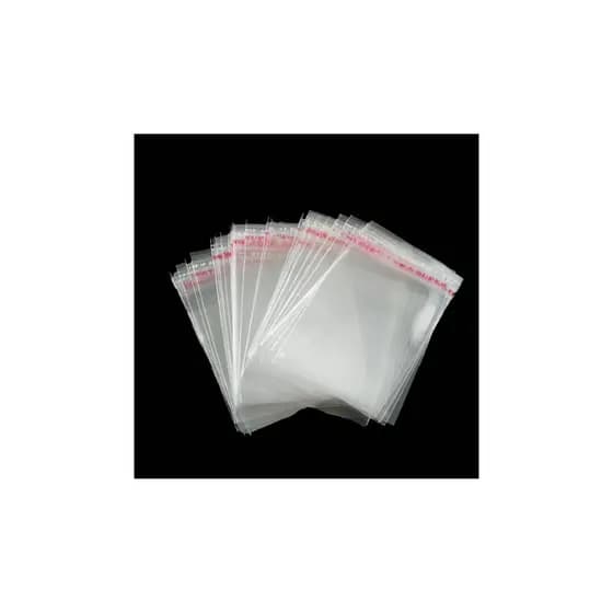 100 Saco Adesivado 4x6 / Saquinhos transparente / Joias / Bijuterias / Roupas / Presente