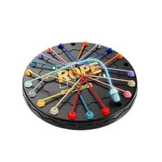 Brinquedo Quebra Cabeças Jogo Desafio de Cordas Coloridas Anti Estresse Educativo Raciocínio Lógico  Infantil Adulto