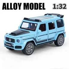 Miniatura Mercedes Benz G800 Metal Fricção Abre Portas Com Som E Luz Carrinho Metal Coleção