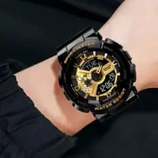 Relogio Masculino Sport Militar Shock Tatico Prova D'água Digital Analógico Esportivo Design Moderno