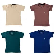Camisa Tshirt Infantil Polare Kids Blusas para Criança Várias Cores de 1 a 8 anos