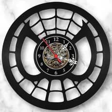 Relógio de Parede Disco de Vinil Homem Aranha Spiderman Filmes Nerd Geek Decorativo Retrô Vintage