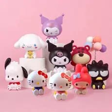 Kuromi Hello Kitty Melody É Um Enfeite De Boneca De Desenho Animado Usado Para Decorar Bolos De Aniversário Infantis