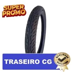 ￼PNEU TRASEIRO 90/90-18 NOVO TITAN 150 CG 125 FAN 160 HONDA YAMAHA YBR PneuFlex