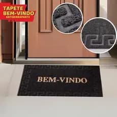 Tapete Capacho Bem Vindo Antiderrapante Para Porta de Entrada
