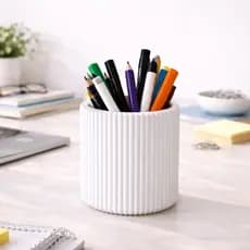 Porta Lápis Organizador de Mesa Porta Caneta Estudo Escolar Objeto Escritório Home office Multiuso