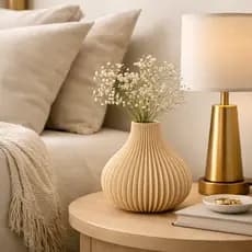 Vaso Decorativo Moderno 12cm Sala Quarto Decoração Minimalista luxo Mesa de Centro Escritorio