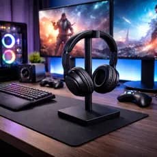 Suporte Headset Gamer Mesa Organizador Fone De Ouvido Universal Base Firme Setup Gamer