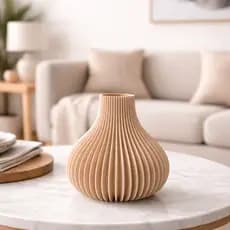 Vaso Decorativo Moderno 15cm Sala Quarto Decoração Minimalista luxo Mesa de Centro Escritorio