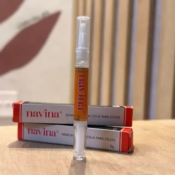 Caneta Removedor De Cola Para Cílios Alongamento Extensão Incolor Navina