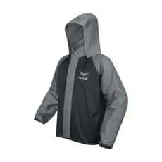 Jaqueta De Chuva Motoqueiro Impermeável Nave Bicolor Nylon Com Capuz