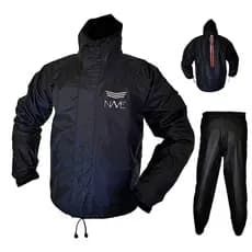 Capa De Chuva Motoqueiro Impermeável Nave Combat Nylon