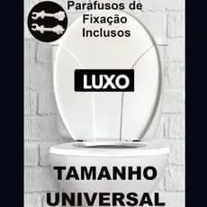 ASSENTO SANITÁRIO TAMPA VASO REDONDO OVAL UNIVERSAL BASICO PLÁSTICO DECA CELITE ICASA LOGASA INCEPA