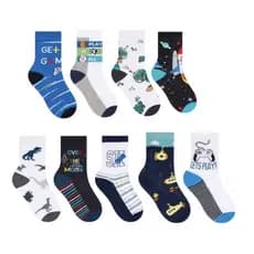 Kit 3 Pares Meia Grossa Algodão Infantil Menina Menino Cano Longo Térmica Para Frio Conforto