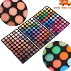 Estojo Paleta De Sombras 180 Cores Para Maquiagem Sem Glitter Magic Make
