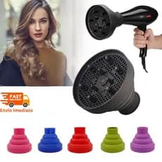 Difusor De Ar para Secador Em Silicone Adaptador Definidor de Cachos Retrátil Universal