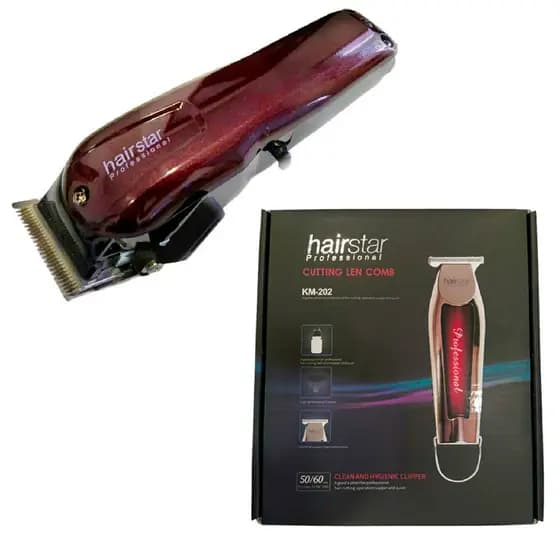 Máquina De Corte Cabelo KM 209 Máquina De Acabamento Sem Fio KM 202