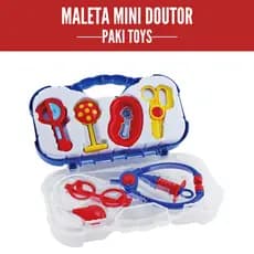 Maletinha Maleta Infantil Mini Doutor Doutora Médico Para Criança De Plástico