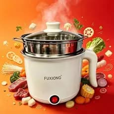 Panela Elétrica Multifuncional Cozinha ,Vapor P/1 a 2 Pessoas 1L 110V / 220V - ( COR ALEATORIO )