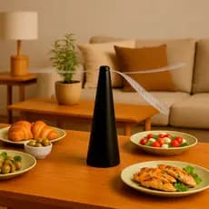 Mini Ventilador Repelente Espanta Moscas Inseto Mosquito Portátil  2 Hélices - AL12037