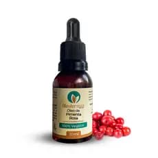 Óleo Vegetal De Pimenta Rosa Aroeira Pele Seca Corporal Antioxidante