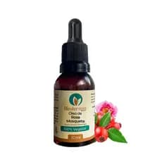 Óleo Rosa Mosqueta Rubiginosa 100% Puro Manchas Cicatrizes Acne Anti-Idade Retinol Natural