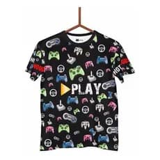 Camisa Game Controle Console Ps4 Xbox Play Joystick 3d Jv002