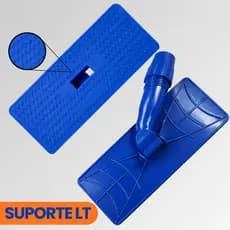 Suporte LT Limpeza geral para Fibra Verde Abrasiva Pesada Articulado Rodo Suporte Fixo S/ Cabo