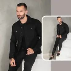 Jaqueta Jeans Masculino Premium Casaco Agasalho Slim Casual