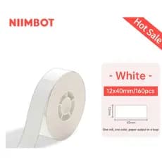 Niimbot D11/D110/ (Cor Branca) Rótulo Térmico 12*40mm Nome Adesivo Papel