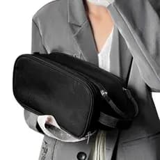 Necessaire Feminina Grande Porta Maquiagem Viagem com Divisórias e Alça