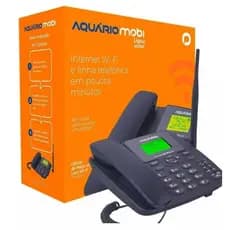 Telefone Celular De Mesa Rural com Chip Aquário Ca-42sx 4g 3g E 4g Com Wi-fi Desbloqueado