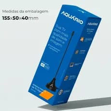 Antena Para TV Interna Digital Aquario dtv-50 cabo 2,5m