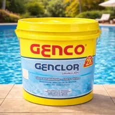 Cloro Para Piscina 10kg Genco Genclor Estabilizado Alto Rendimento