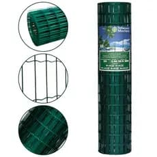 Tela (Cerca) Soldada Revestida Pvc 1,00mx25m Tellacor - Verde Morlan