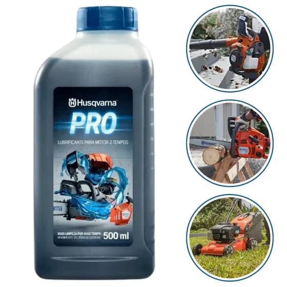 Óleo Lubrificante Motor 2 Tempos 500ml Premium Husqvarna Alta Performance