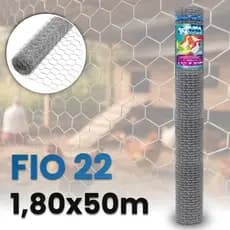 Tela Galinha Morlan 1,80x50m Fio 22 Tipo 2 Para Galinheiro