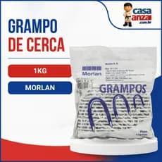 Grampo Cerca Aroeira 9x1 1kg Para Fixar Arames Morlan