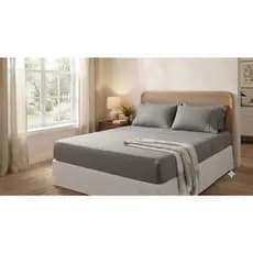 Jogo de Cama Lençol e Fronha Solteiro Casal Queen Premium Macio Confortável Kit Cama Completo Micropercal 400 fios