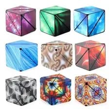 Cubo Mágico Magnético Mutável Anti Stress Brinquedo