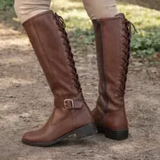 Bota Feminina Montaria da Moda Country Cano Longo Estilosa Rodeio