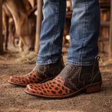 Bota Masculina Country 100 % Couro Legitimo
