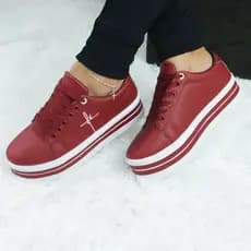 Tênis Feminino Plataforma Fé Detalhes Ana Bela