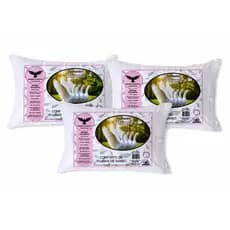 Kit Travesseiros Toque Pluma de Ganso 70x50cm Antiácaro Percal 400 Fios Super Confortáveis