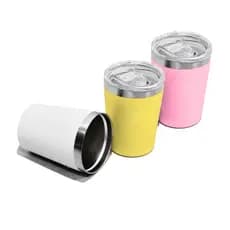 Mini Copo Térmico em Aço Inox 260 ml COM TAMPA XLS Copo-260-Tampa