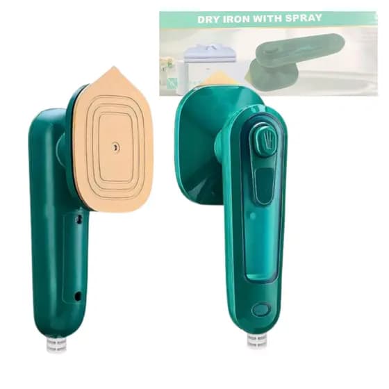 Mini Ferro de Passar Roupa a Vapor Bivolt Com Fio Mini Dry Iron