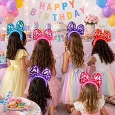 32 Peças Faixas de Cabelo com Laço e Decoração de Balão Festa Infantil Balão Aniverssario