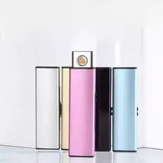 Isqueiro Diferente Acendedor Ultraleve Portatil Recarregável Elétrico Present Carrega Via USB