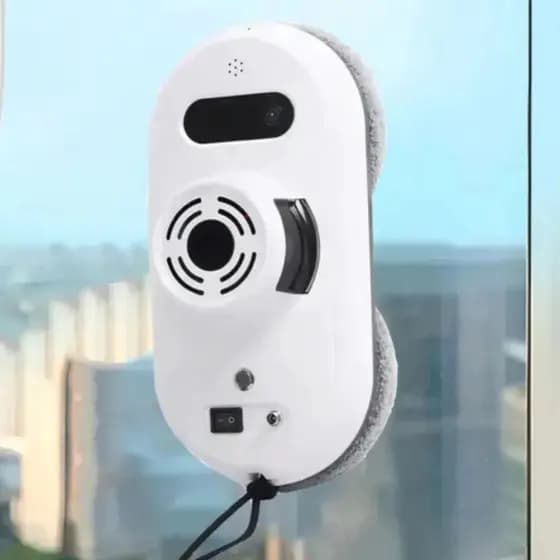 Robo Inteligente Limpa Vidro Janela Espelho Vitrine Bivolt Limpador Janela Elétrico Com Anti Queda